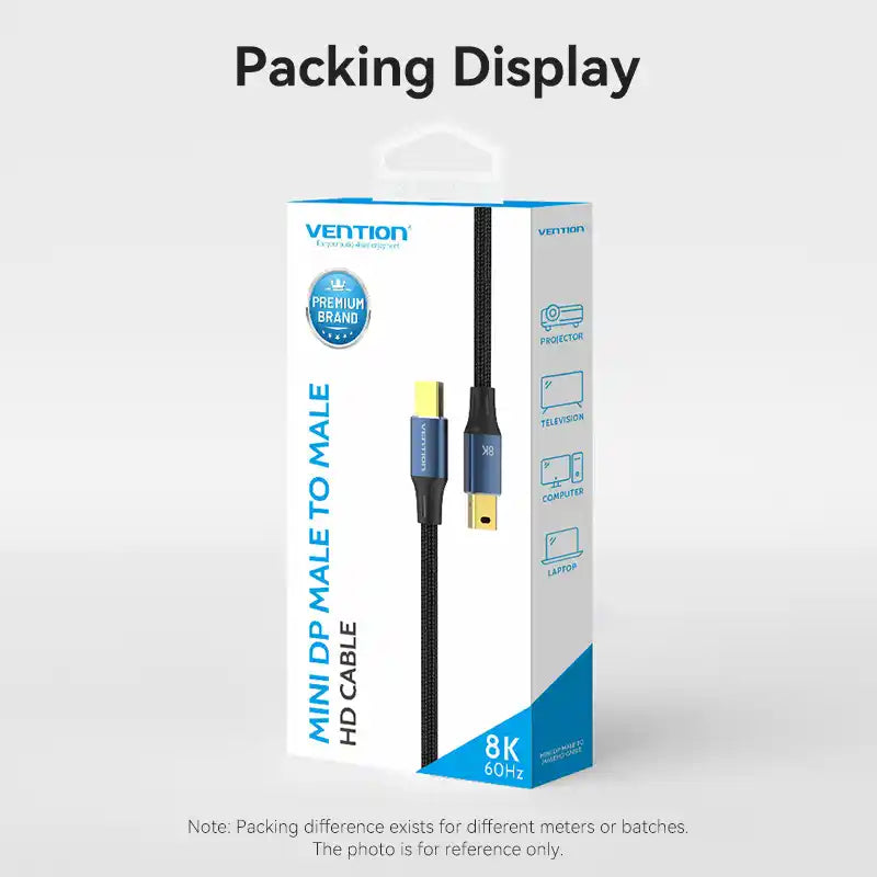 Mini DisplayPort (Thunderbolt) to Mini DisplayPort Cable 8K