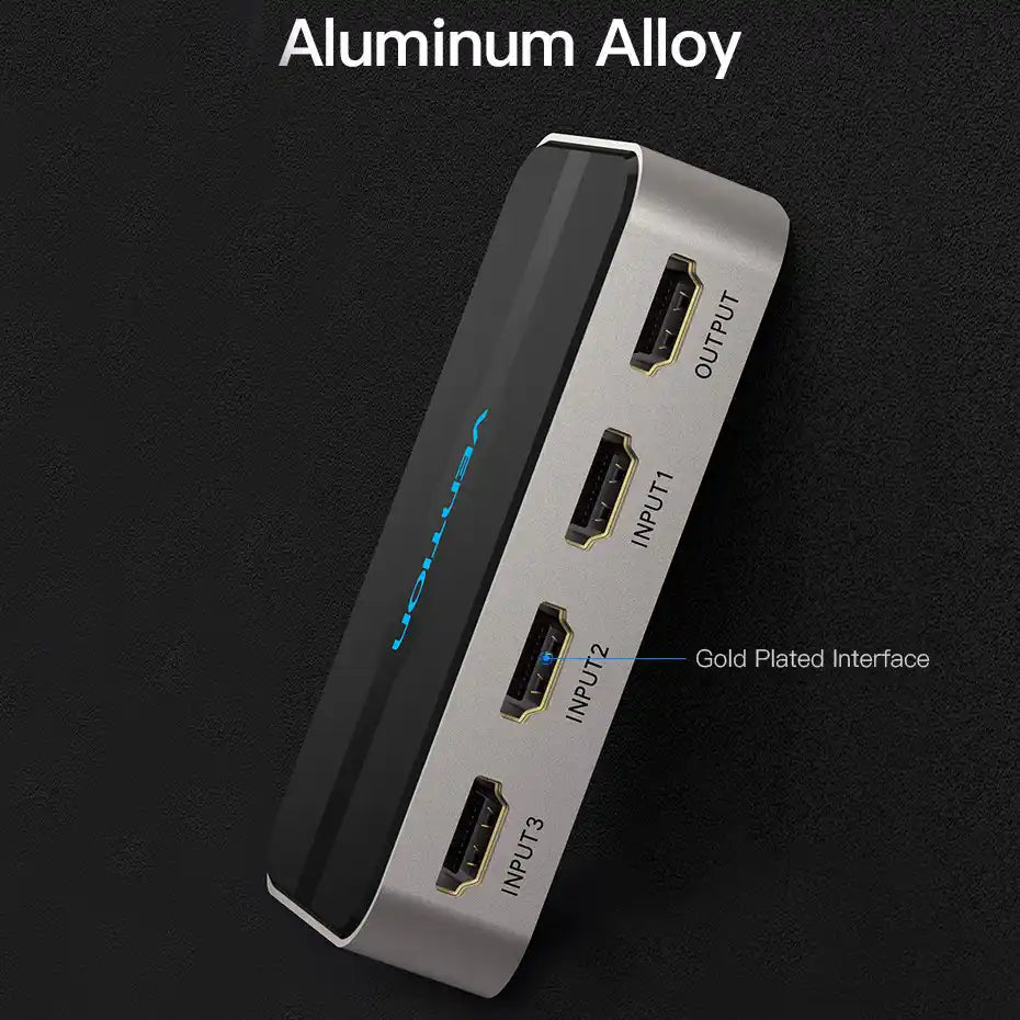 3 In 1 Out HDMI 4k Switcher