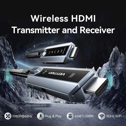 Wireless HDMI Transmitter and Receiver