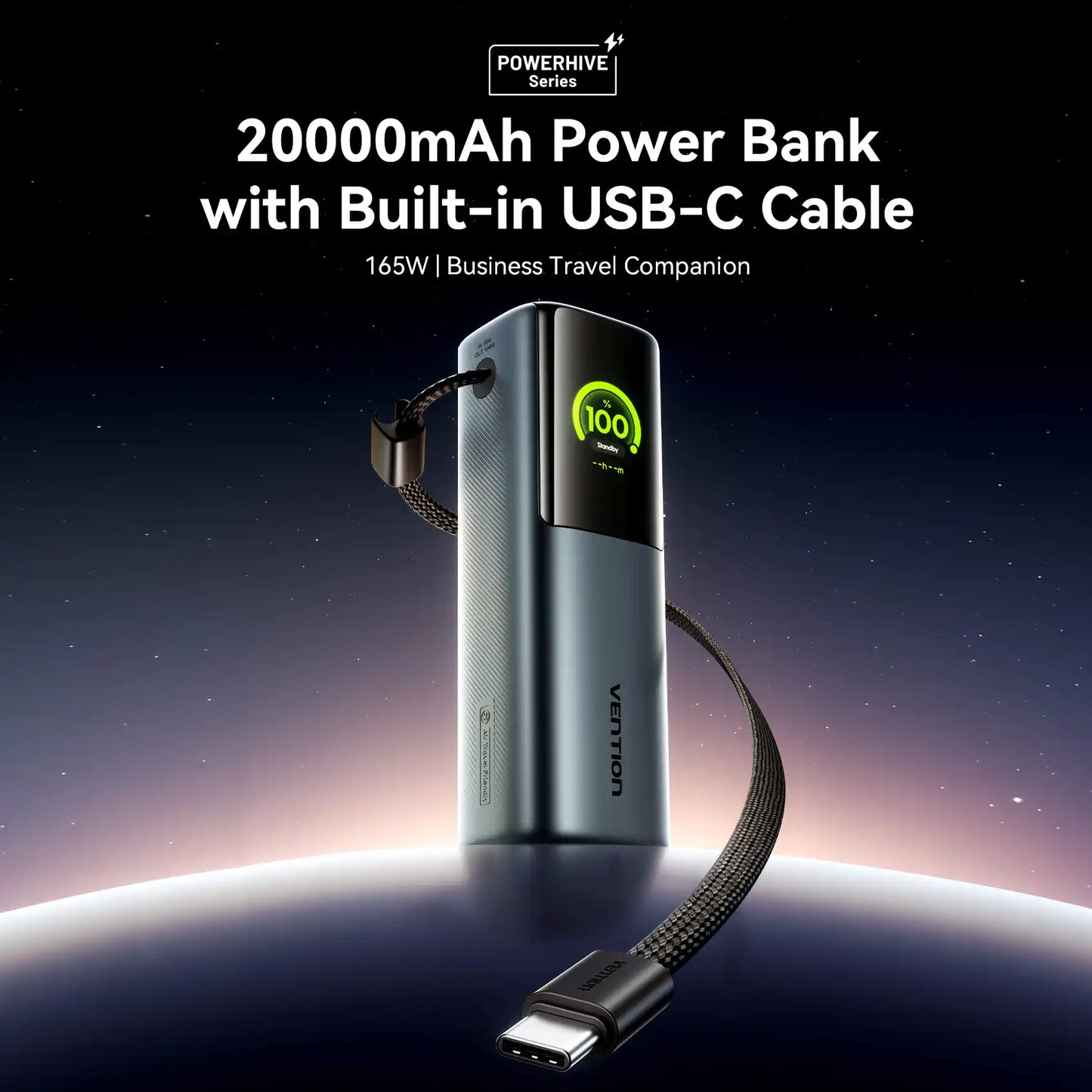 Power Bank 20000mAh 165W