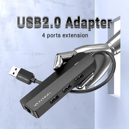 USB-A Hub with Ethernet Adapter