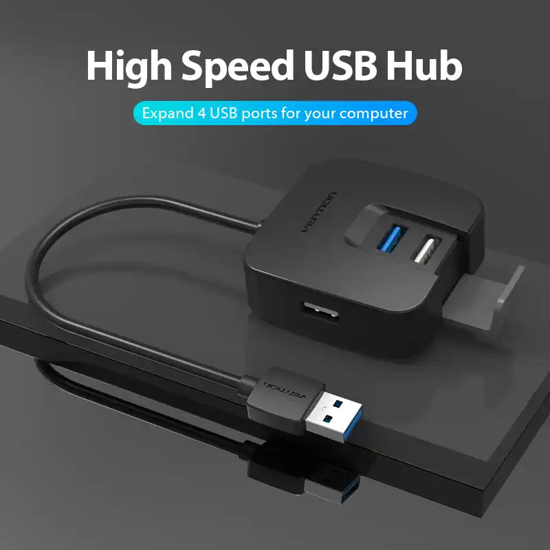 USB-A Hub - 1× USB 3.0 + 3× USB 2.0