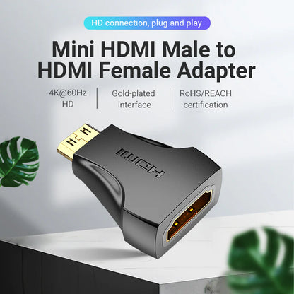 Mini HDMI to HDMI Adapter