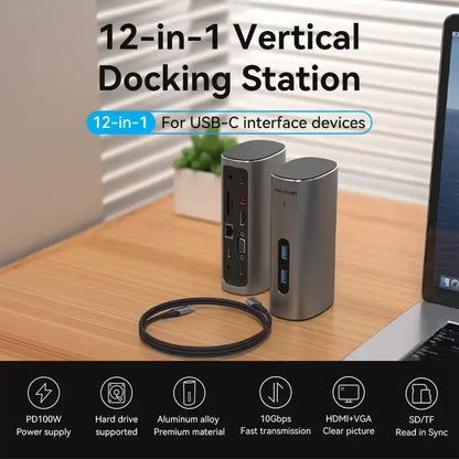 12-in-1 USB-C Docking Station