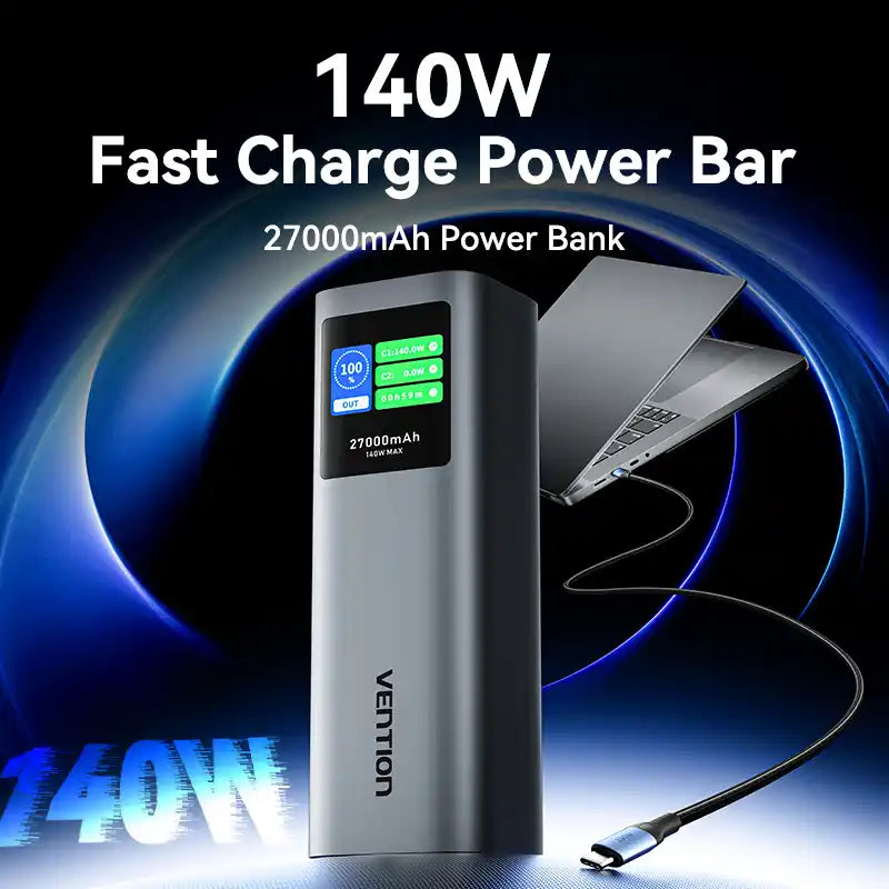 Power Bank 20000mAh 140W