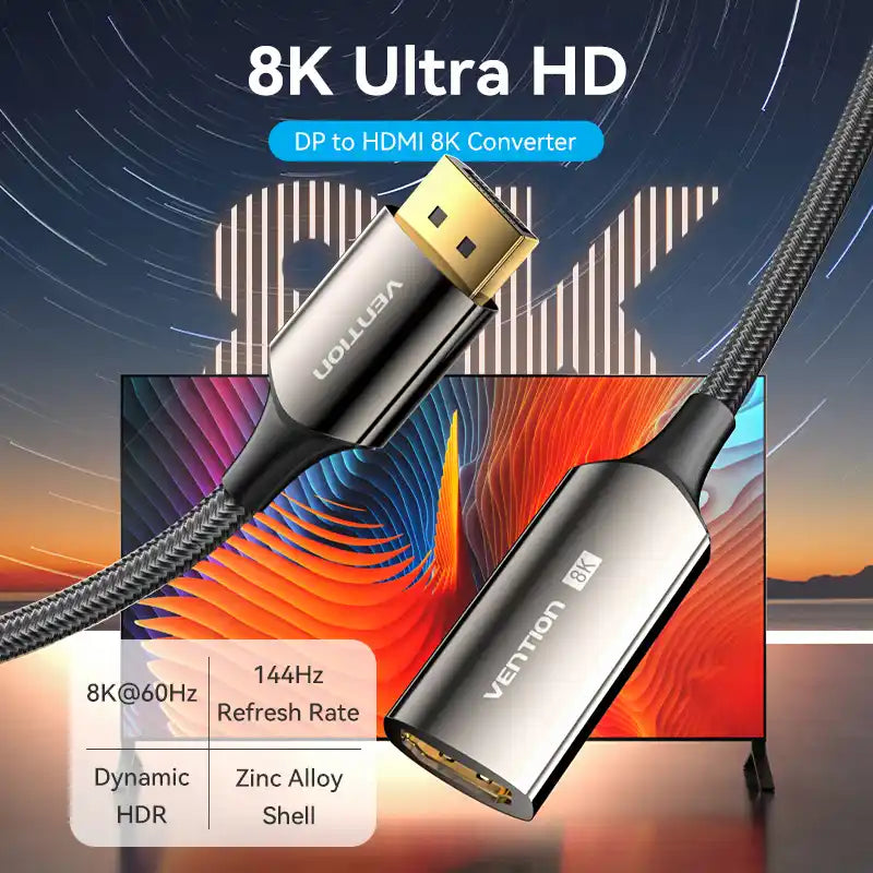 DisplayPort to HDMI 8K