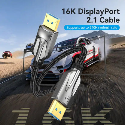 Braided DisplayPort 8K Cable