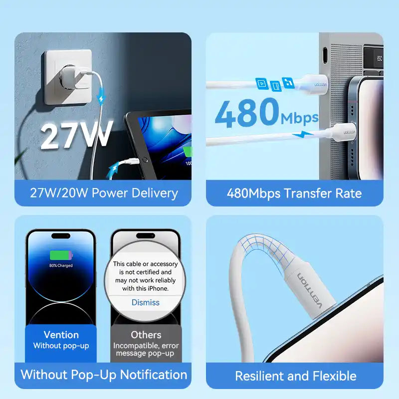 USB-C to Lightning Cable