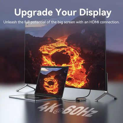 4-in-1 USB-C Docking Station with HDMI, VGA & USB 3.0