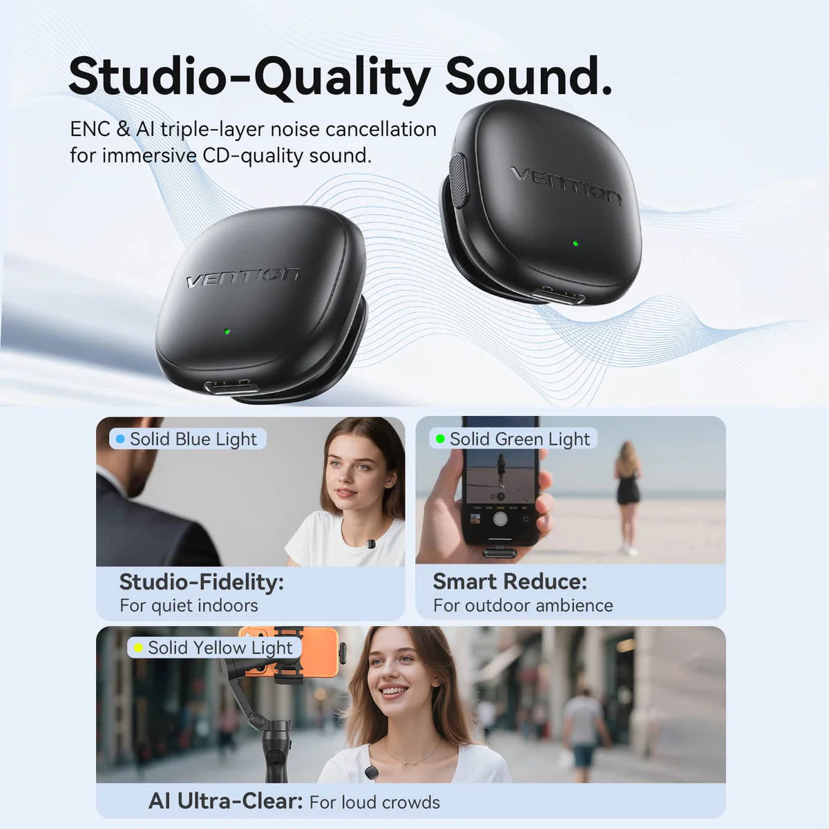 Wireless Clip-On Microphone