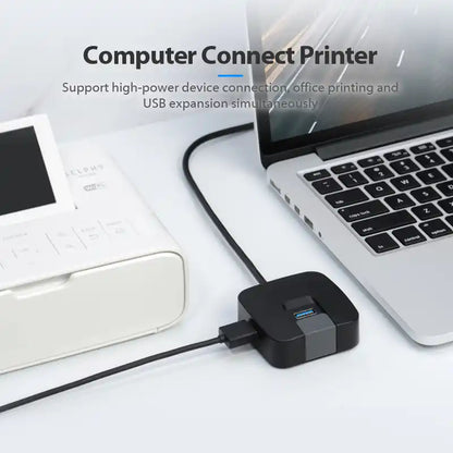 USB-A Hub - 1× USB 3.0 + 3× USB 2.0