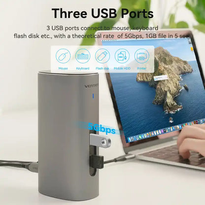 12-in-1 USB-C Docking Station