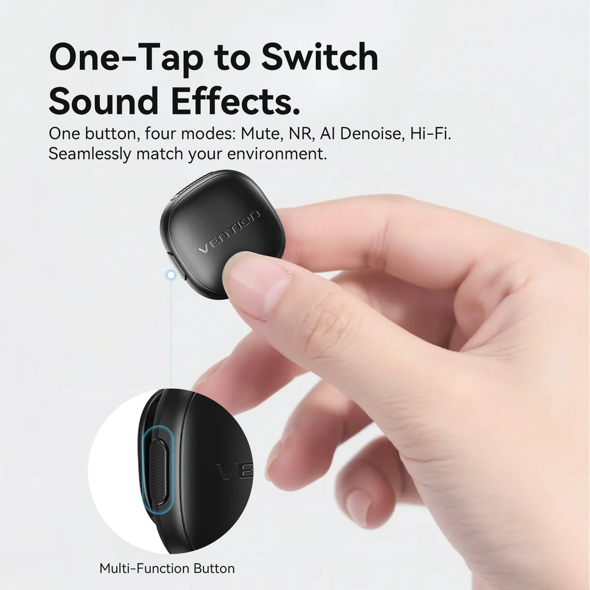 Wireless Clip-On Microphone