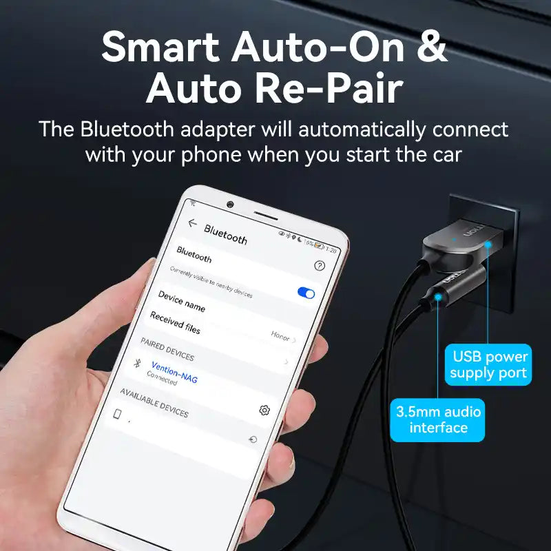 USB Bluetooth Car Receiver