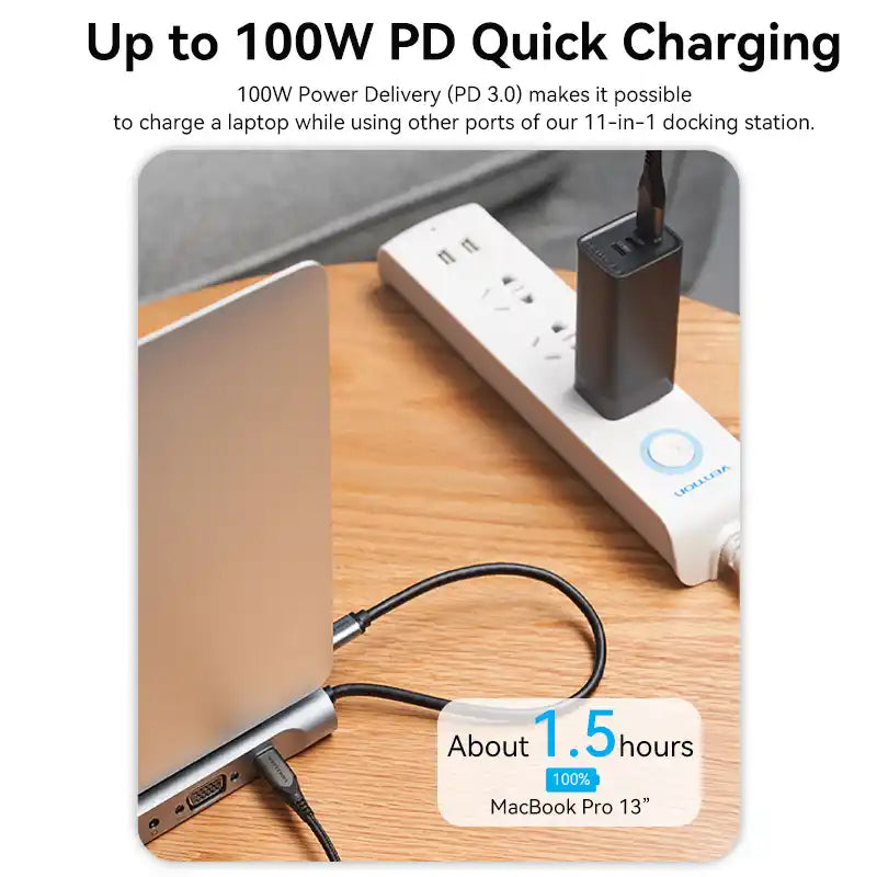 11-in-1 USB-C Docking Station with HDMI & USB 3.0