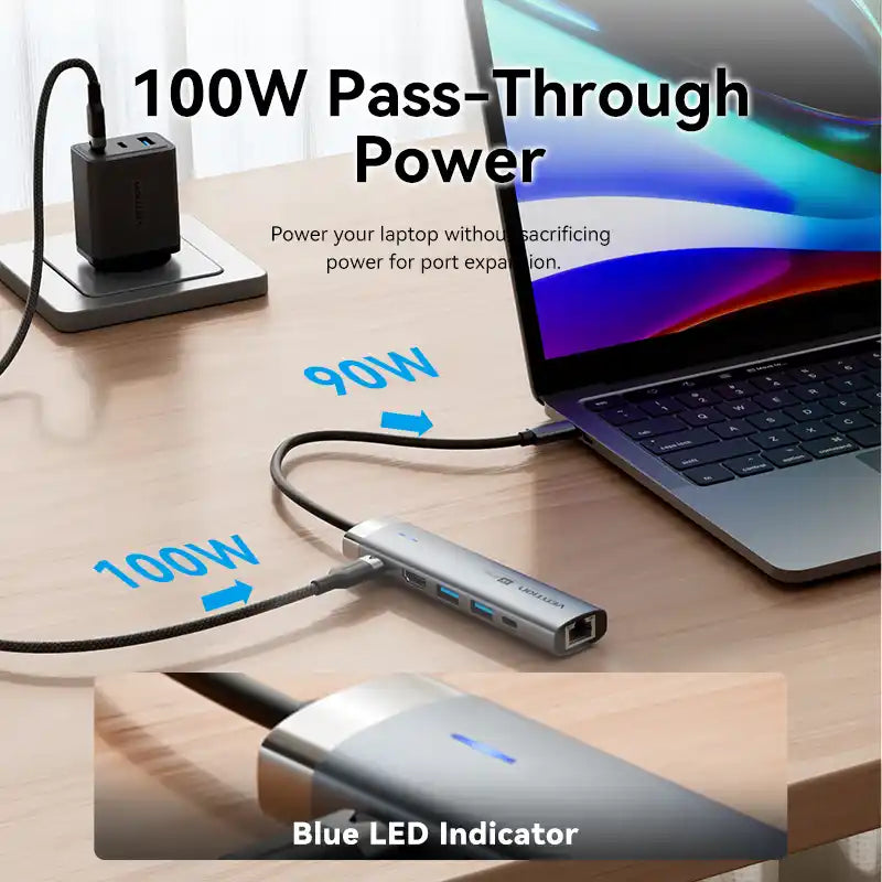 6-in-1 USB-C Docking Station