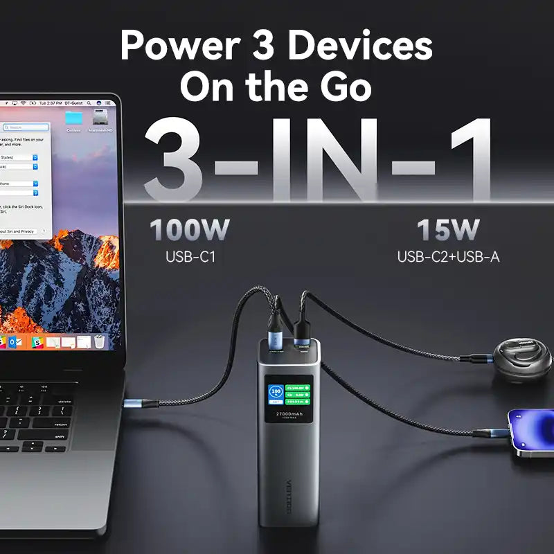 Power Bank 20000mAh 140W