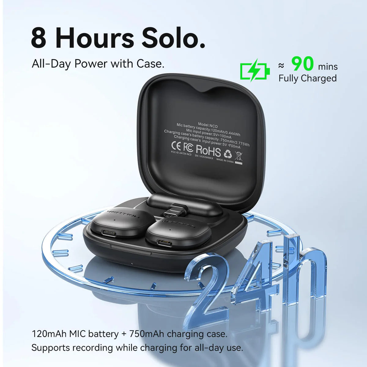 Wireless Clip-On Microphone