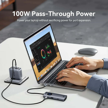 6-in-1 USB-C 8K Docking Station with LED Display
