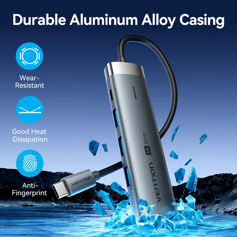 5-in-1 USB-C Docking Station