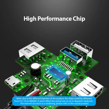 USB-A Hub - 1× USB 3.0 + 3× USB 2.0