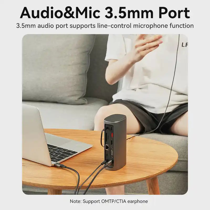12-in-1 USB-C Docking Station