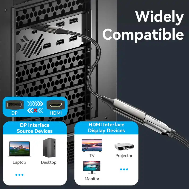 DisplayPort to HDMI 8K