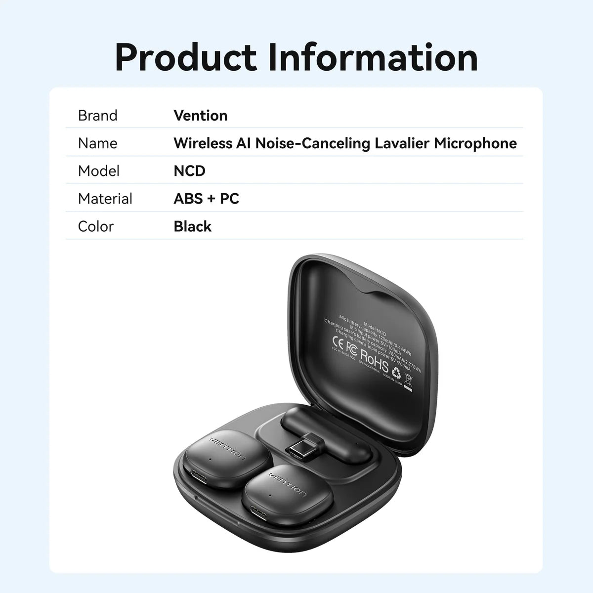 Wireless Clip-On Microphone