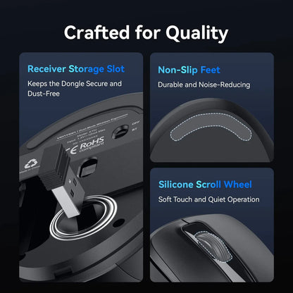 2.4G Wireless Ergonomic Mouse