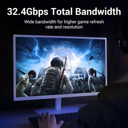 Braided DisplayPort 8K Cable