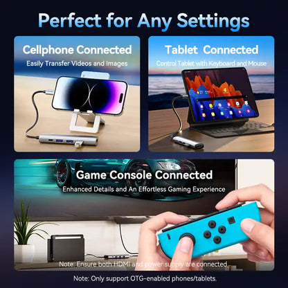 5-in-1 USB-C Docking Station