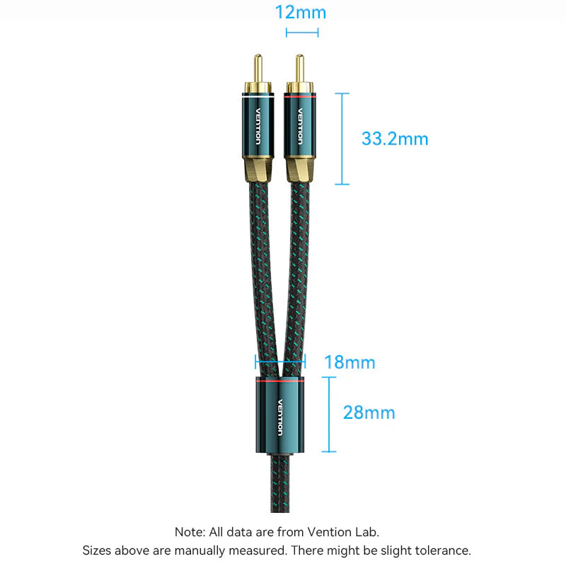 RCA Male Audio Cable