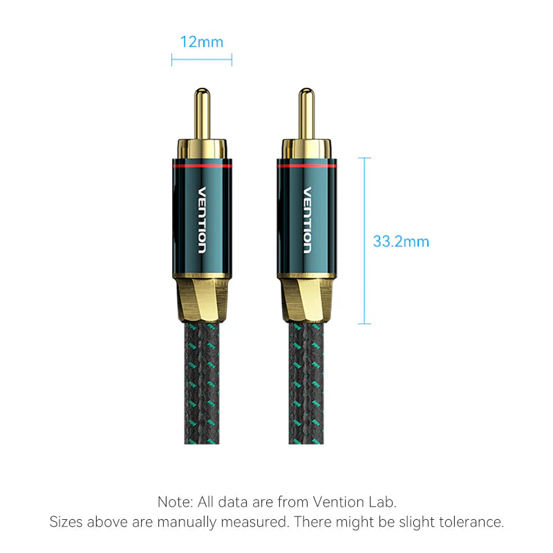 Single RCA Male Connector