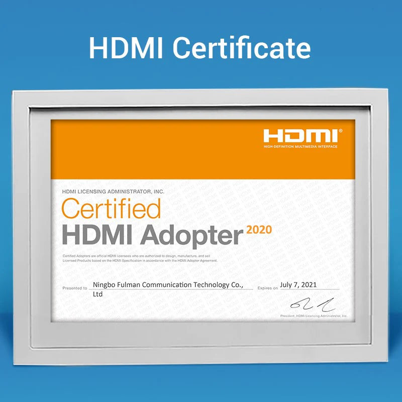 HDMI to Female HDMI 90 Degree Adapter