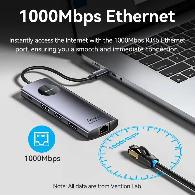 10-in-1 USB-C Docking Station with HDMI & USB 3.0