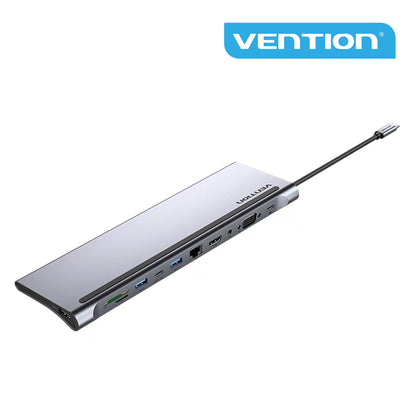 11-in-1 USB-C Docking Station with HDMI & USB 3.0