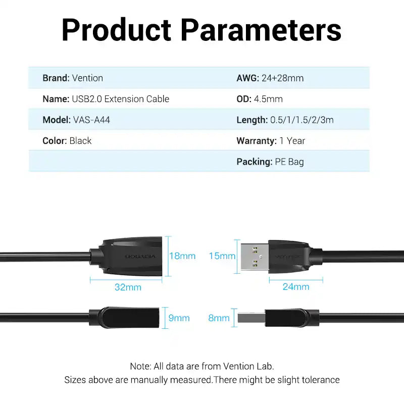 USB 2.0 Extension Cable