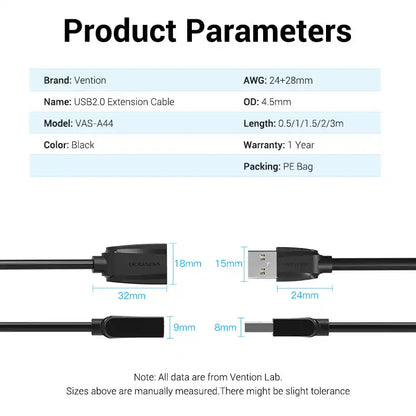USB 2.0 Extension Cable