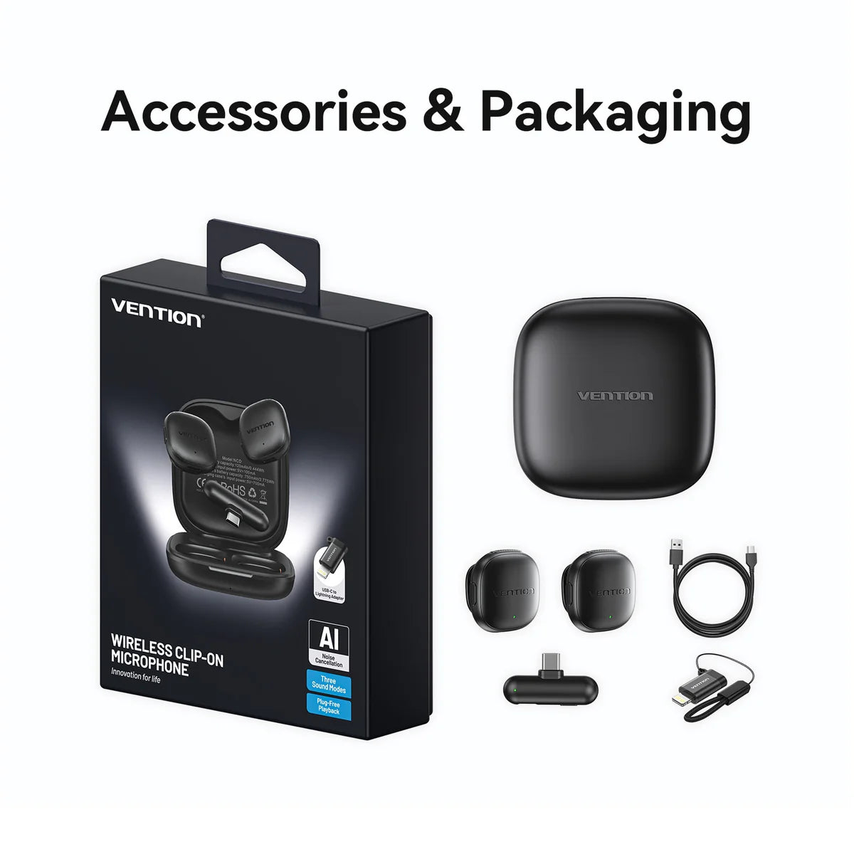 Wireless Clip-On Microphone