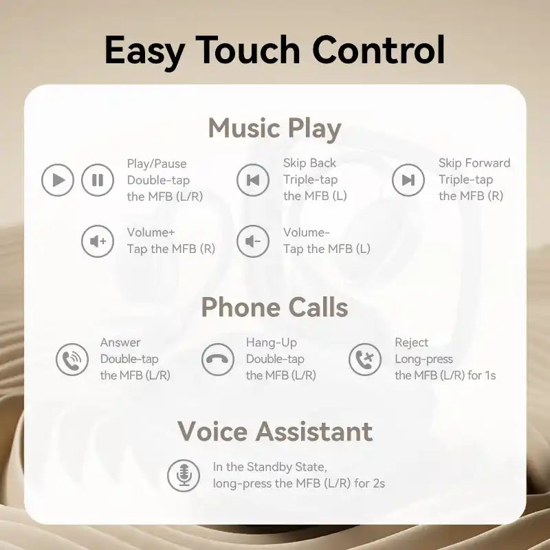 OpenBeat Wireless Bluetooth Open-Ear Headphones