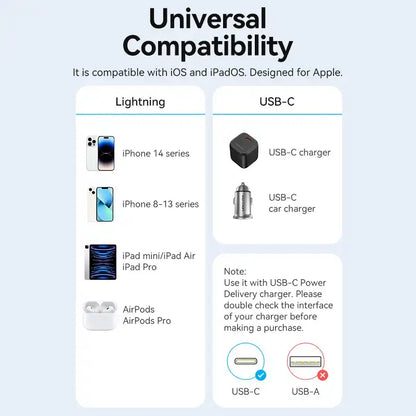 USB-C to Lightning Cable