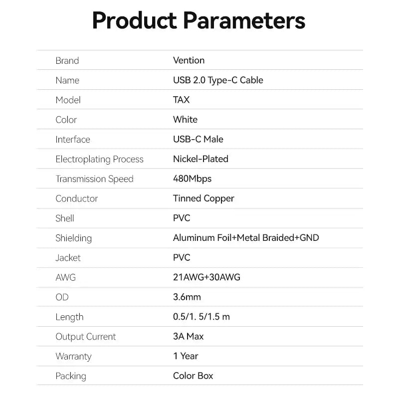 USB-C to USB-C Cable