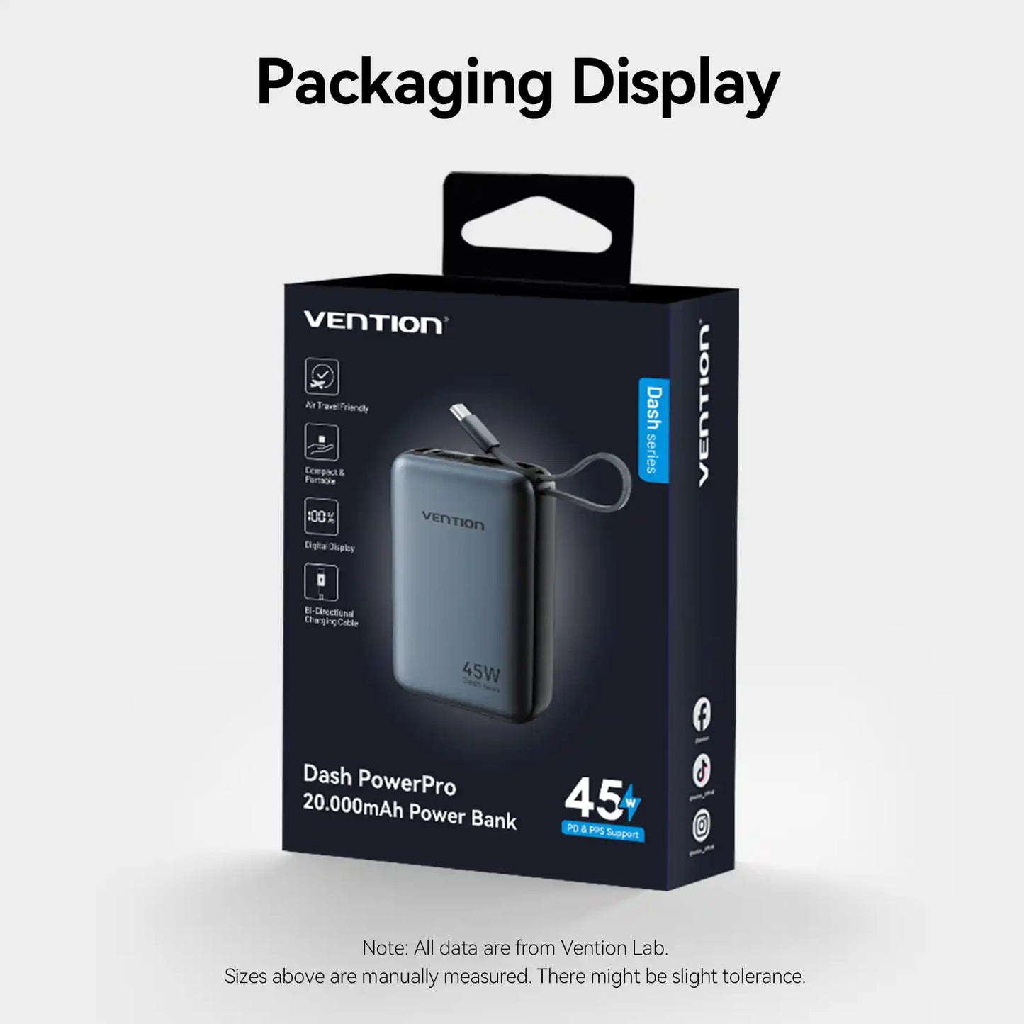 45W 20000mAh Power Bank