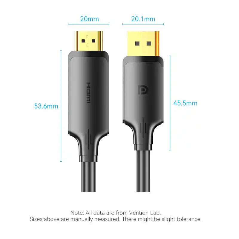 DisplayPort to HDMI 4K Cable
