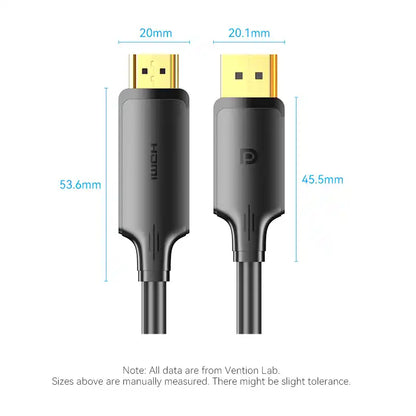 DisplayPort to HDMI 4K Cable