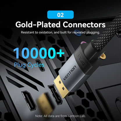 DisplayPort Cable 16K (Male to Male)