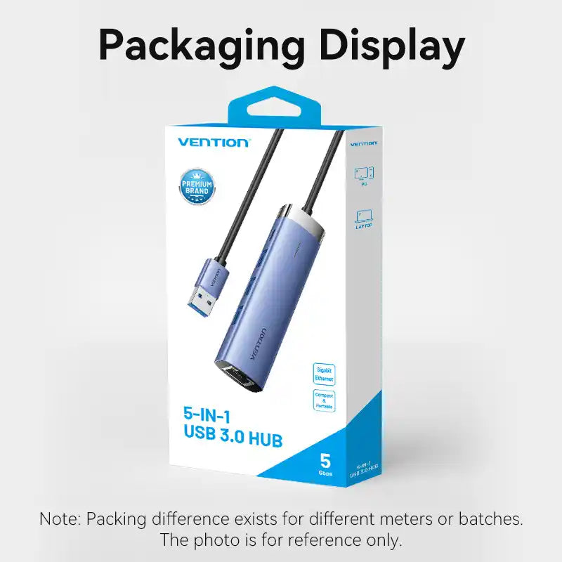 USB-A Hub with Ethernet Adapter