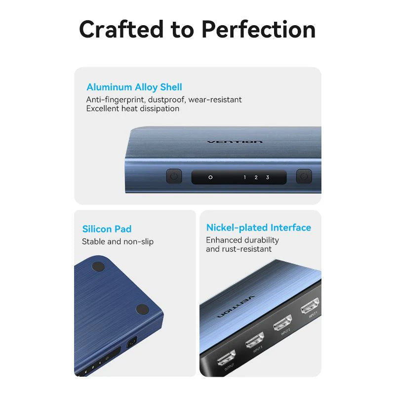 3 In 1 Out HDMI 4k Switcher