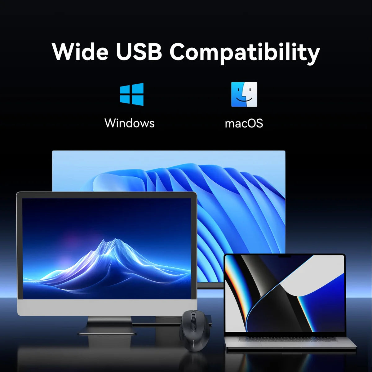 2.4G Wireless Ergonomic Mouse