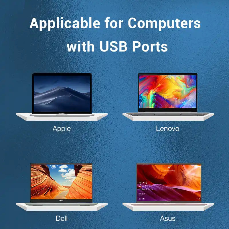 USB-A Hub with Ethernet Adapter